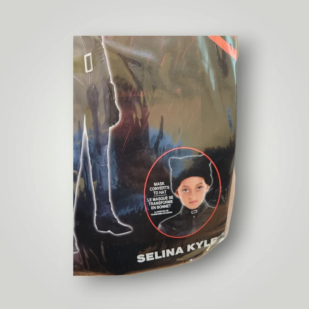 Selina Kyle Catwoman Costume Cosplay The Batman DC Child Large Girls 12 14